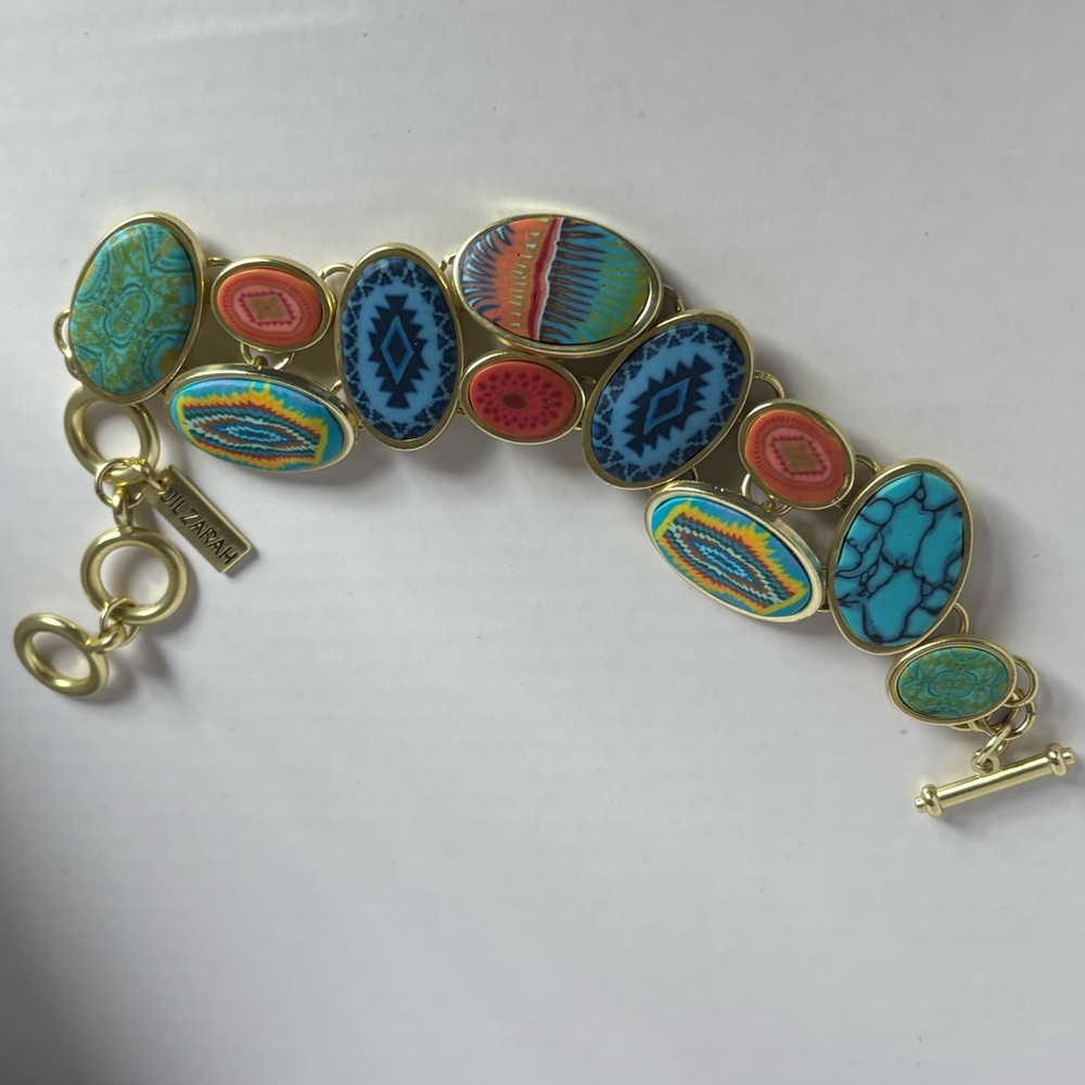 Jil Zarah Turquoise Cobblestone Bracelet - Picture 6 of 6